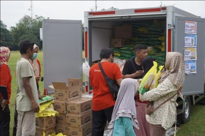 Diserbu Ratusan Warga Program GPM Pekalongan Hadirkan Berbagai Kebutuhan Pokok Murah