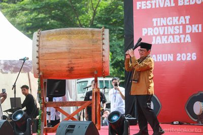 Gubernur Pramono Anung Resmi Buka Festival Tabuh Bedug 2026 di TIM, Rawat Tradisi Asli Jakarta!