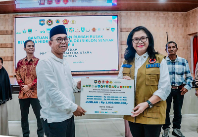 Bantuan Perbaikan Rumah Disalurkan bagi Korban Banjir di Kota Medan