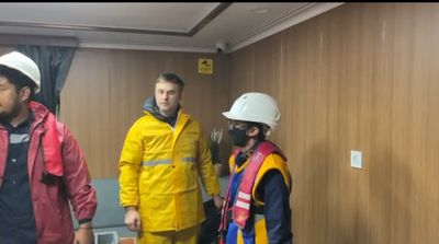 WNA Rusia kapten kapal Tanker Elisabeth Mendapat Pertolongan Dari Basarnas Banten Akibat Sakit