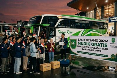 Pemprov Riau Gelar Program Balek Besamo 2026, Sediakan Bus Gratis untuk Mahasiswa di Jawa Pulang Kampung