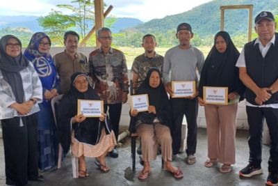 Empat Korban Kebakaran di Luwu Terima Bantuan Rp60 Juta dari Pemprov Sulsel