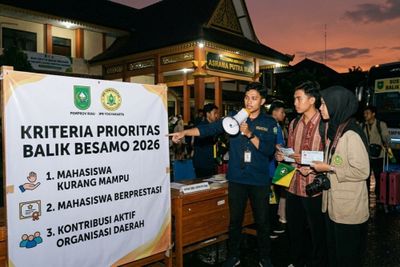 IPR Yogyakarta Tetapkan Kriteria Prioritas Peserta Program Balek Besamo 2026 untuk Mahasiswa Riau