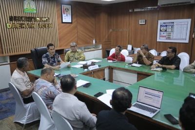Sekda Aceh Pimpin Rapat Pengendalian Inflasi Jelang Idulfitri 2026