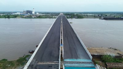 Hutama Karya Uji Laik Fungsi Jembatan Musi V, Tol Palembang-Betung Siap Difungsionalkan saat Lebaran