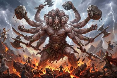 Hecatoncheires: Raksasa Tangan Seratus yang Terlupakan dalam Mitologi Yunani