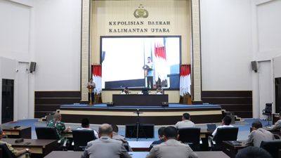Kapolda Kaltara Pimpin Rakor Strategis, Wujudkan Silaturahmi Tanpa Khawatir