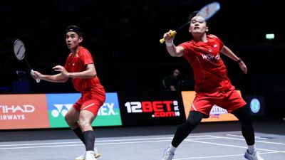 Leo Rolly Carnando dan Bagas Maulana Melaju ke Babak Kedua Swiss Open 2026