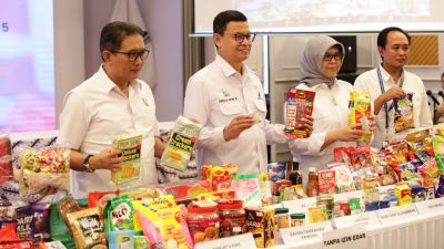 BPOM Temukan Sumber Pangan Ilegal Terbanyak dari Malaysia dan Singapura