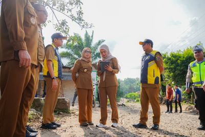 Wagub Jihan Tinjau Jalan Kasui-Air Ringkih, Rp55 M Dianggarkan untuk Perbaikan Rigid Beton Sepanjang 5,5 Km