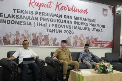 Pemprov Malut Matangkan Persiapan Survei Indeks Harmoni Indonesia 2026
