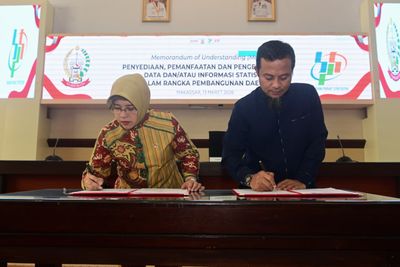 Pemprov Sulsel dan BPS RI Teken MoU Penguatan Data, Dukung Sensus Ekonomi 2026