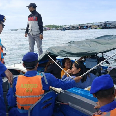 Satpolairud Polres Tarakan Patroli Perairan, Siaga SAR Antisipasi Gelombang Tinggi
