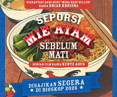 Setelah Jadi Mega Best Seller, Novel Seporsi Mie Ayam Sebelum Mati akan Diadaptasi ke Layar Lebar