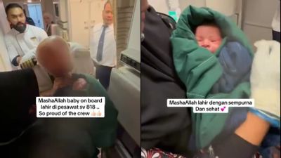 Bayi Lahir di Pesawat Maskapai Arab Saudi dan Diadzani oleh Pilot Jadi Sorotan Warganet