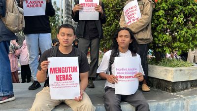 Jogja Bersuara untuk Andrie Yunus, Massa Aksi Minta Negara Desak Pengusutan Teror Air Keras : Kami Berikan Waktu 7 Hari