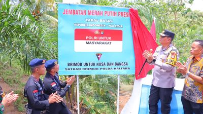 Kapolda Kaltara Hadirkan Jembatan Harapan di Perbatasan Sebatik