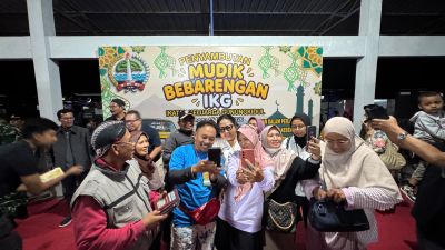 1500 Lebih Perantau Gunungkidul Tiba di Terminal Semin disambut Bupati