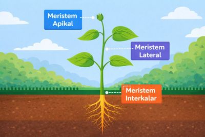Apa Itu Jaringan Meristem? Pengertian, Jenis, Fungsi, dan Letaknya pada Tumbuhan