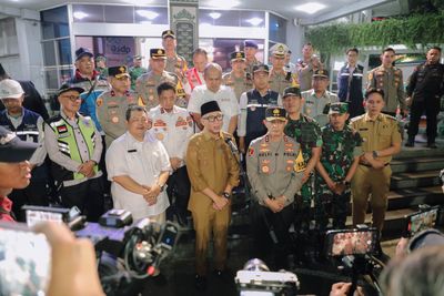 Gubernur Lampung dan Forkopimda Tinjau Arus Mudik Lebaran di Pelabuhan Bakauheni dan Tol