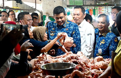 Jelang Lebaran, Bobby Nasution Pastikan Harga Pangan di Sumut Tetap Stabil