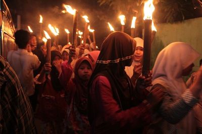 Tradisi Pawai Obor di Jambi: Simbol Kemenangan dan Eratnya Tali Silaturahmi Warga
