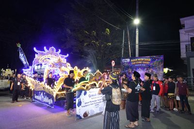 Kreativitas Gemah Tablig Juata Laut Bersinar di Parade Sahur Tarakan 2026
