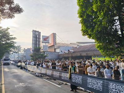Jemaah Majelis Sabilun Nadhah Gelar Salat Idul Fitri Hari Ini di Depok