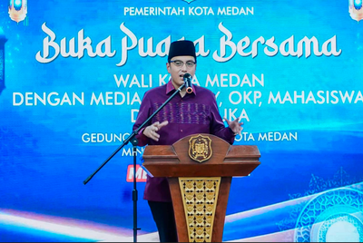 Bukber Lintas Elemen, Rico Waas Ajak Jaga Persatuan Kota Medan