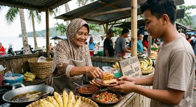 Kebiasaan Unik Makan Gorengan Pakai Sambal di Sulawesi dan Maluku