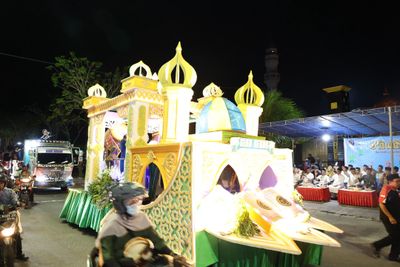 Puluhan Kendaraan Hias Semarakkan Pawai Takbir Idul Fitri 1447 H di Tarakan