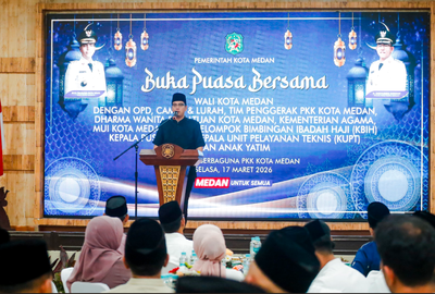 Kebersamaan Jadi Kunci, Pemko Medan Gelar Bukber di Akhir Ramadan