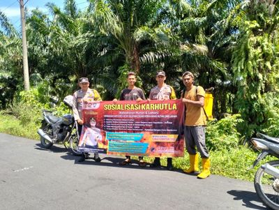 Bhabinkamtibmas Pasieraja Gencarkan Edukasi Cegah Karhutla