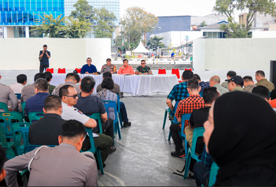 Lapangan Merdeka Disiapkan Jadi Pusat Salat Idulfitri Medan