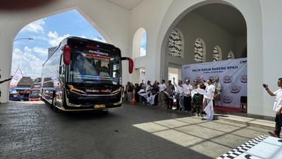 675 Perantau Lampung Diberangkatkan Gratis ke Jawa oleh BPKH