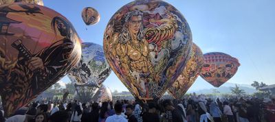 Festival Balon Udara Sumberdalem 2026 Meriah, Langit Wonosobo Penuh Warna