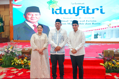 Momentum Idulfitri, Silaturahmi Kepala Daerah Terjalin Hangat di Open House Gubsu