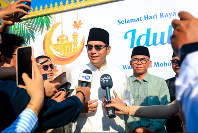 Ribuan Warga Ikuti Salat Idulfitri, Pesan Persatuan Disampaikan