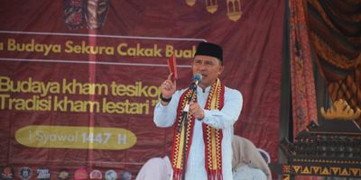 Bupati Lampung Barat Minta Generasi Muda Lestarikan Tradisi Sekura