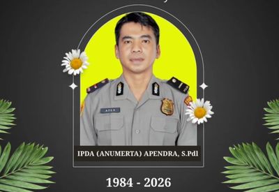 Kawal Malam Takbiran Berakhir Gugur, Anggota Polsek Kampar Diberi Kenaikan Pangkat