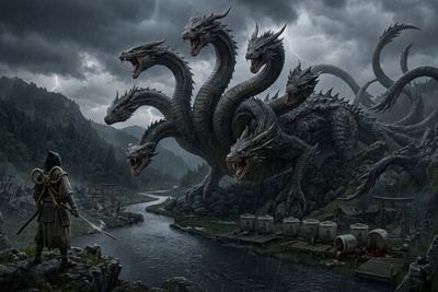 Yamata no Orochi, Naga Legendaris Berkepala Delapan dalam Mitologi Jepang