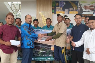 Itera Resmikan Rumah Amal Masjid Raya Attanwir, Salurkan Zakat dan Paket Bantuan untuk Warga dan Mahasiswa