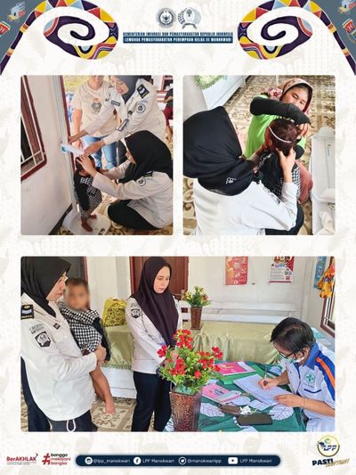 Imunisasi Anak Warga Binaan Terjamin, Lapas Perempuan Manokwari Ambil Peran