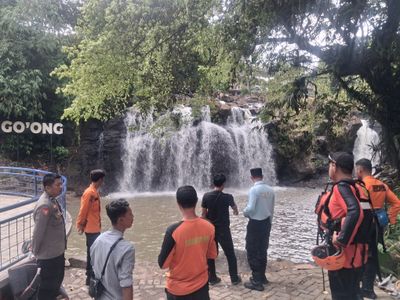Wisatawan Asal Serang Tenggelam di Curug Goong Pandeglang