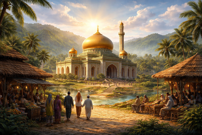 Legenda Masjid Kepala Emas di Ambon: Kisah Keindahan, Konflik, dan Persaudaraan