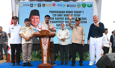 Tinjau Huntap Tapsel, Wagub Sumut Dampingi Mendagri dan Menteri PKP