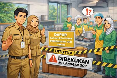 SPPG di Nabire Kembali Dibekukan, Lima Dapur Belum Punya Ipal Sesuai Standar