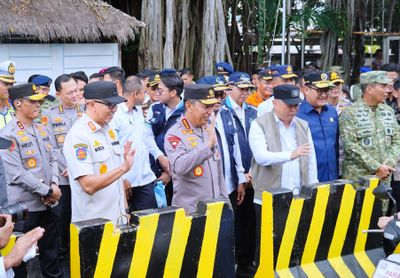 Kapolri dan Menhub Tinjau Bakauheni, Puncak Arus Balik Dinilai Lancar
