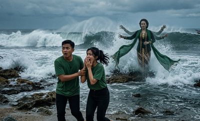 Mengapa Baju Hijau Gak Boleh Dipakai di Pantai Selatan? Mitos yang Dikaitkan dengan Nyi Roro Kidul
