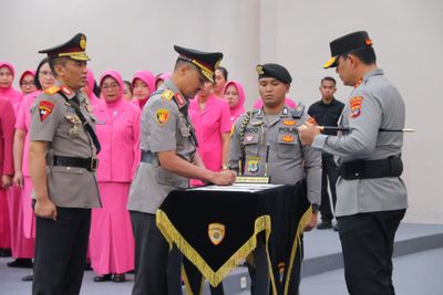 Sertijab Wakapolda Kaltara, Brigjen Pol Yusuf Resmi Gantikan Irjen Pol Andries Hermanto